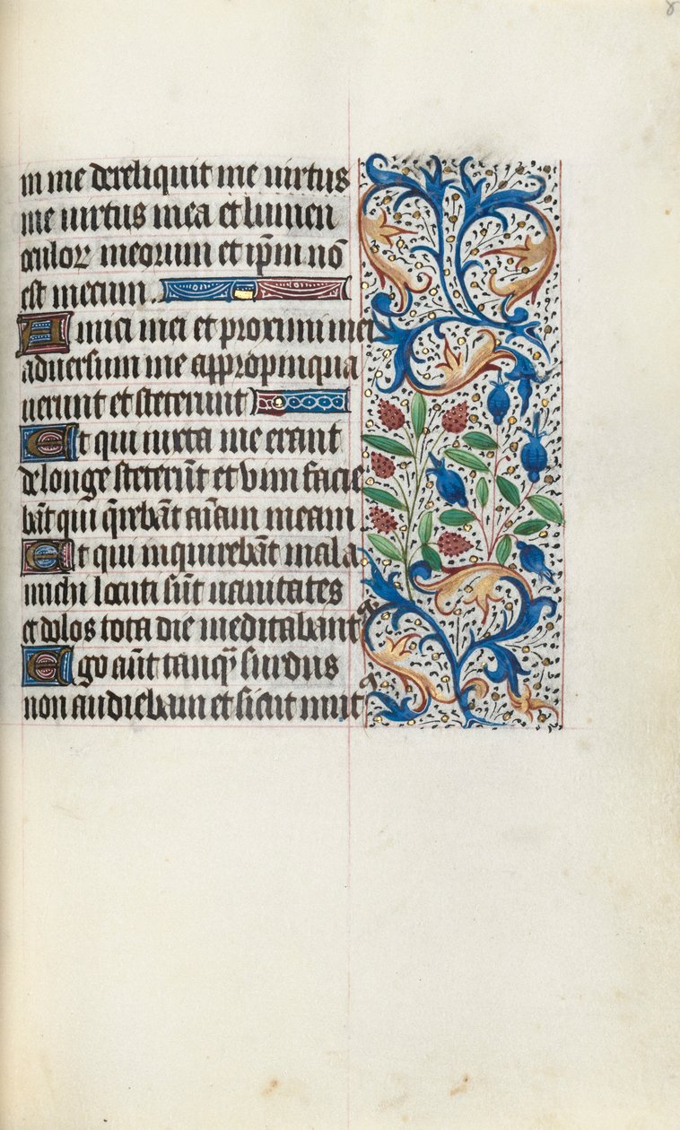 Timebog Brug af Rouen: fol. 84r, ca. 1470. af Master of the Geneva Latini