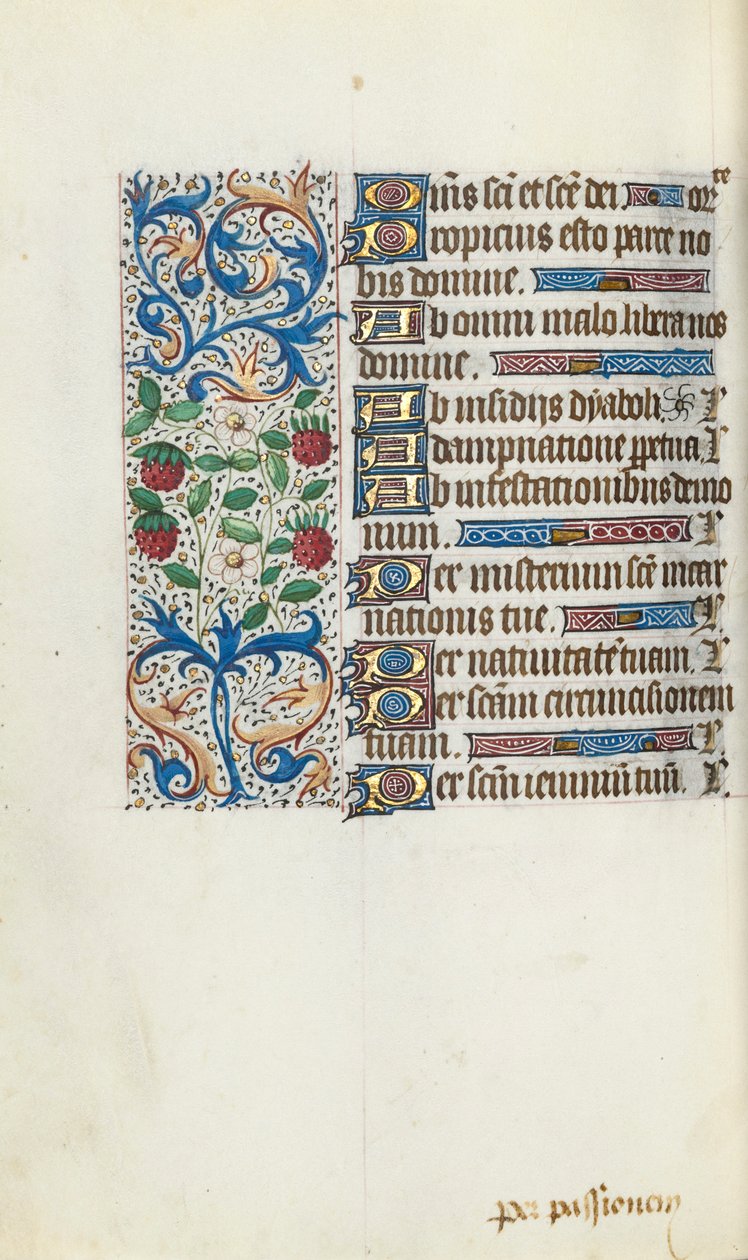 Timebog Brug af Rouen: fol. 94v, c. 1470. af Master of the Geneva Latini