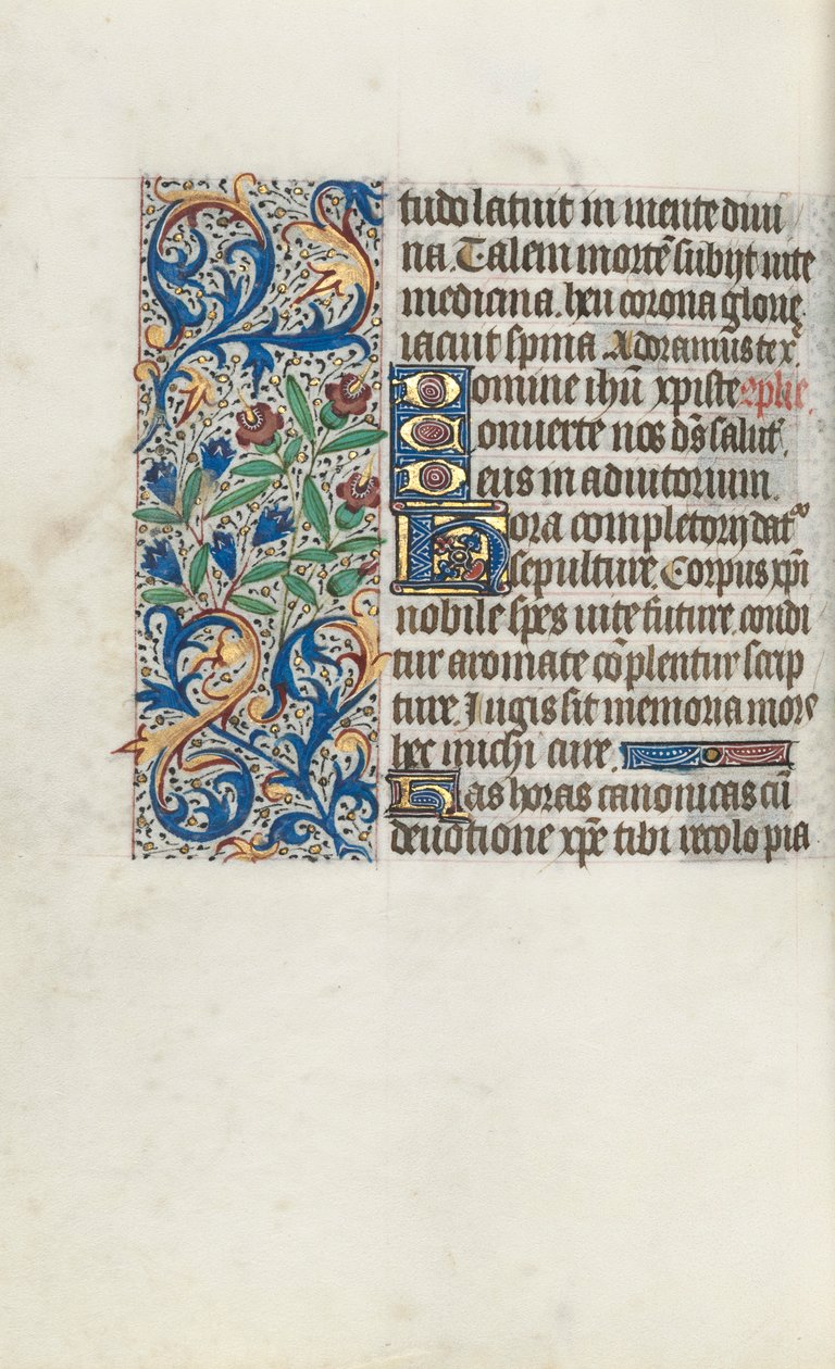 Timebog Brug af Rouen: fol. 98v, ca. 1470. af Master of the Geneva Latini