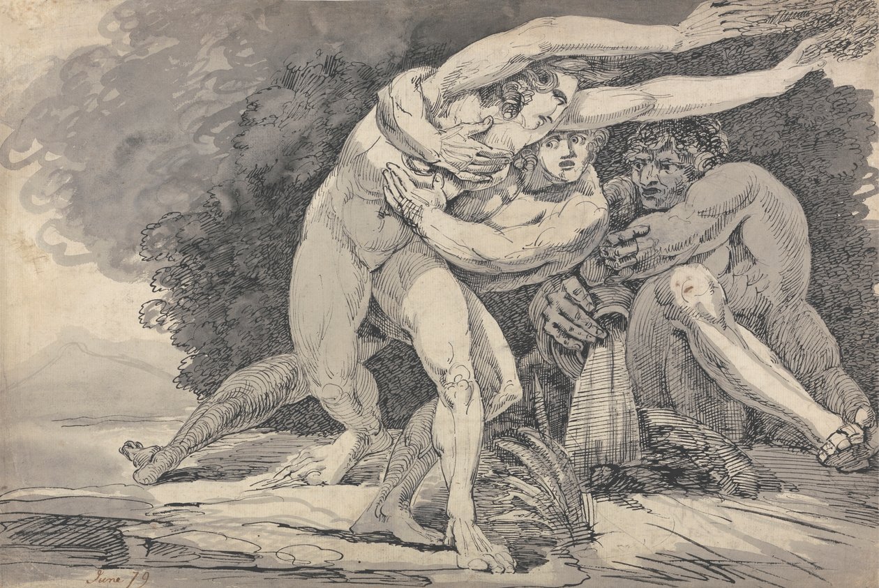 Apollo og Daphne af Master of the Giants