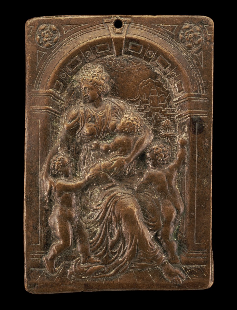 Allegory of Charity, ca. 1580. af Master of the Judgment of Solomon