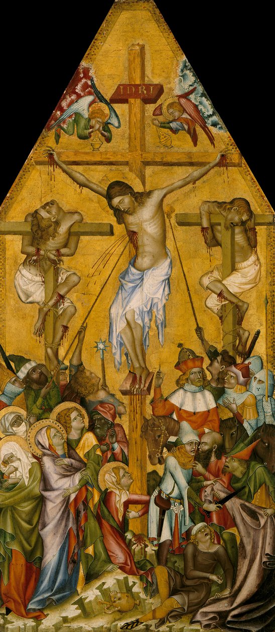 Kristi korsfæstelse, ca 1340 af Master of the Kaufmann Crucifixion