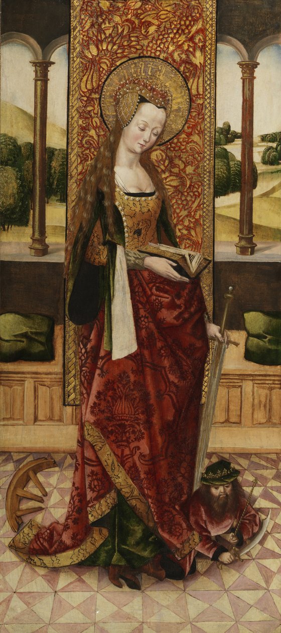 Sankt Catherine af Master of the Lee Triptych