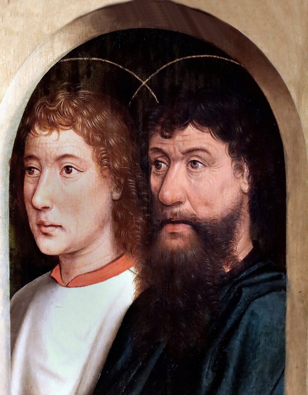 Hollandsk: To apostle () af Master of the Legend of Saint Lucy