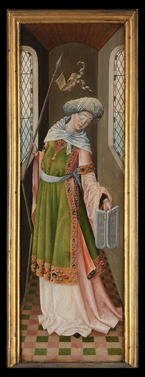 Allegorisk figur af synagogen, fra legenden om St. Ursula af Master of the Legend of St. Ursula