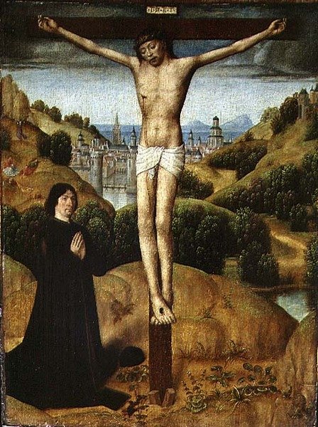 Kristus på korset med en donor, slutningen af 1480