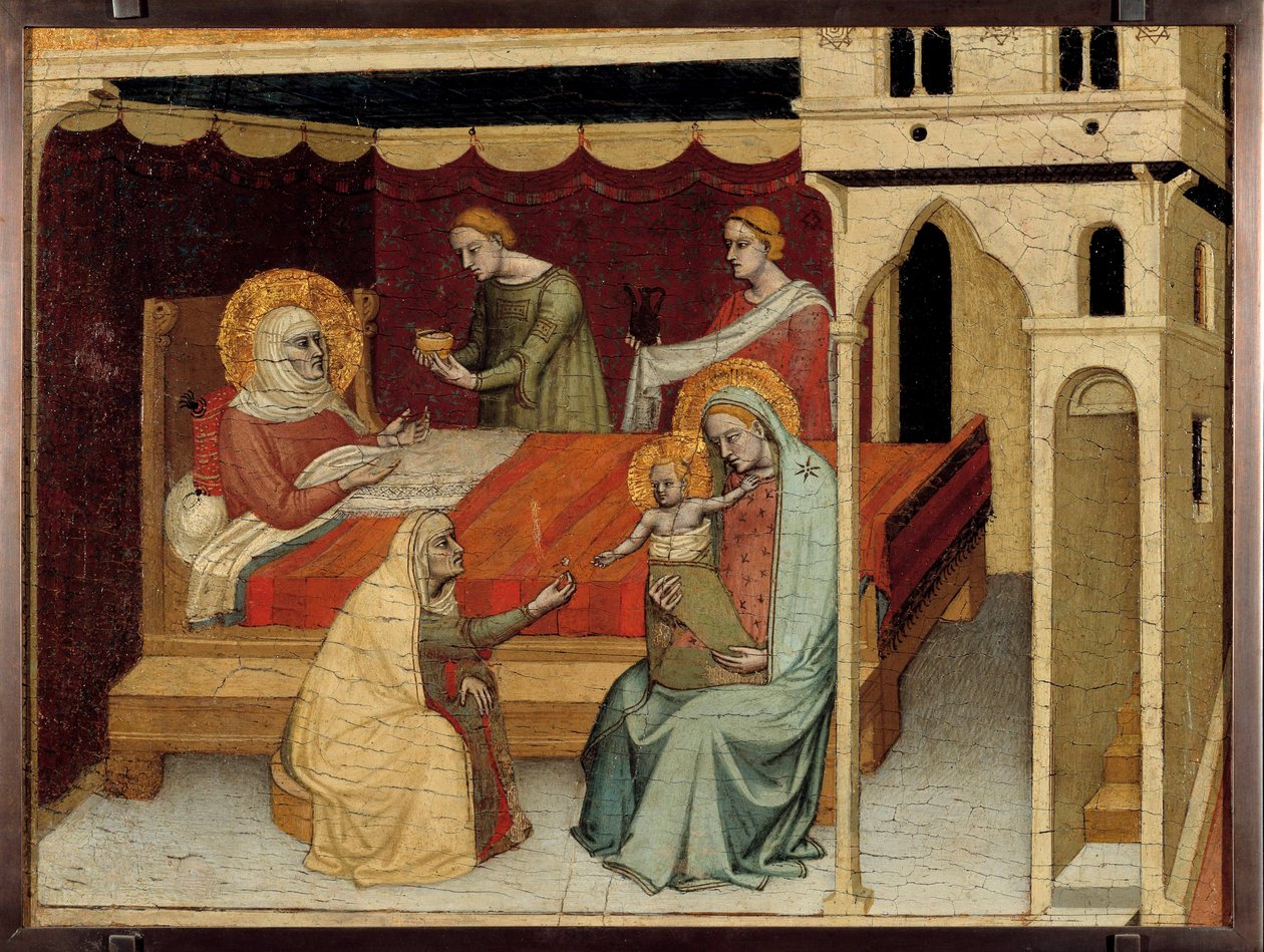 Altertavle af Johannes Døberens Mester, ca. 1350 (maleri) af Master of the Life of Saint John the Baptist