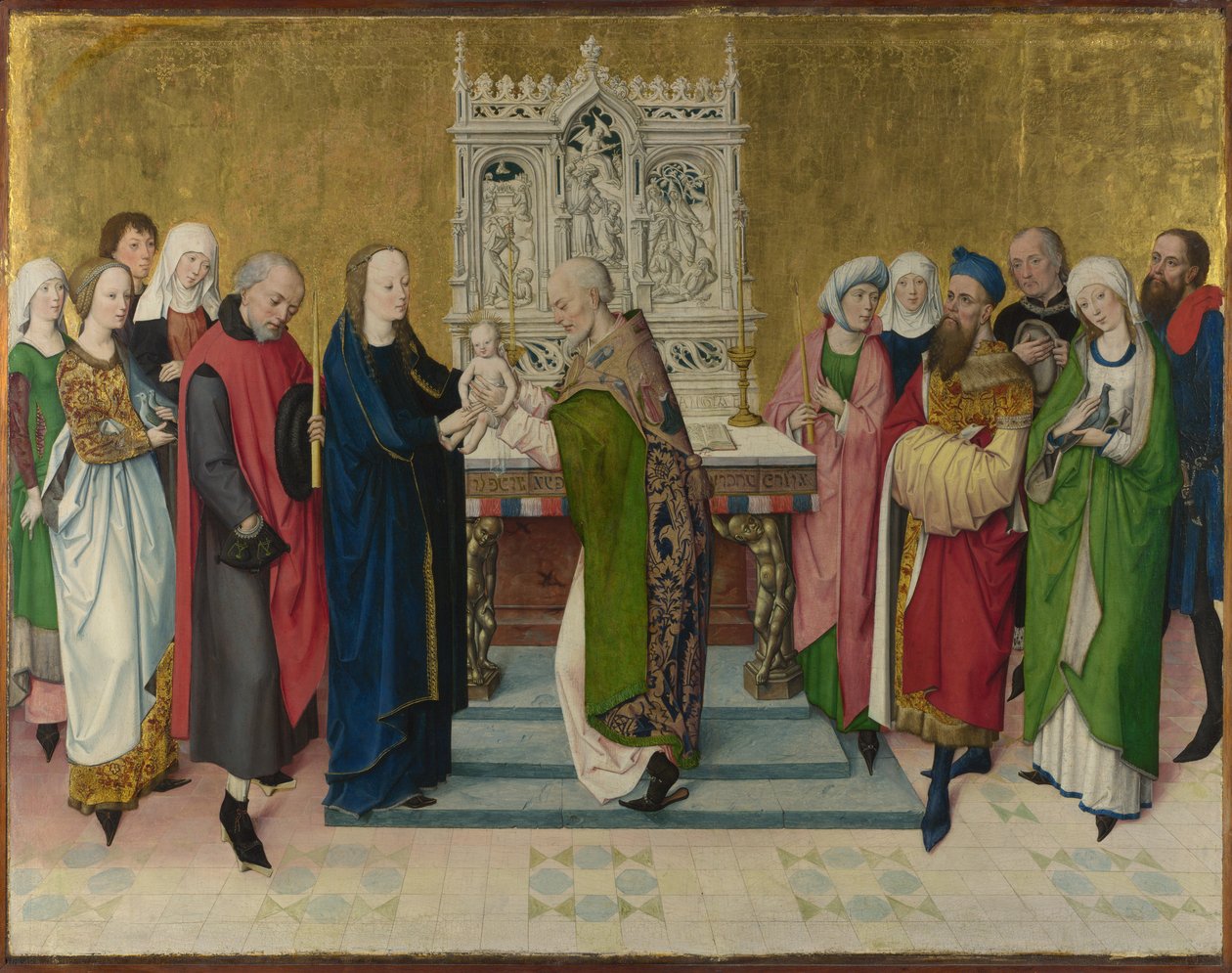 Præsentationen i templet, ca 1470 af Master of the Life of the Virgin