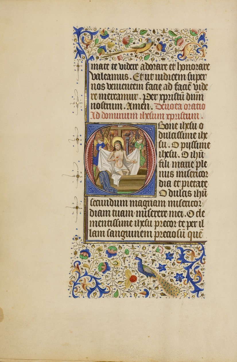 Indledende O: Smertensmanden af Master of the Llangattock Hours