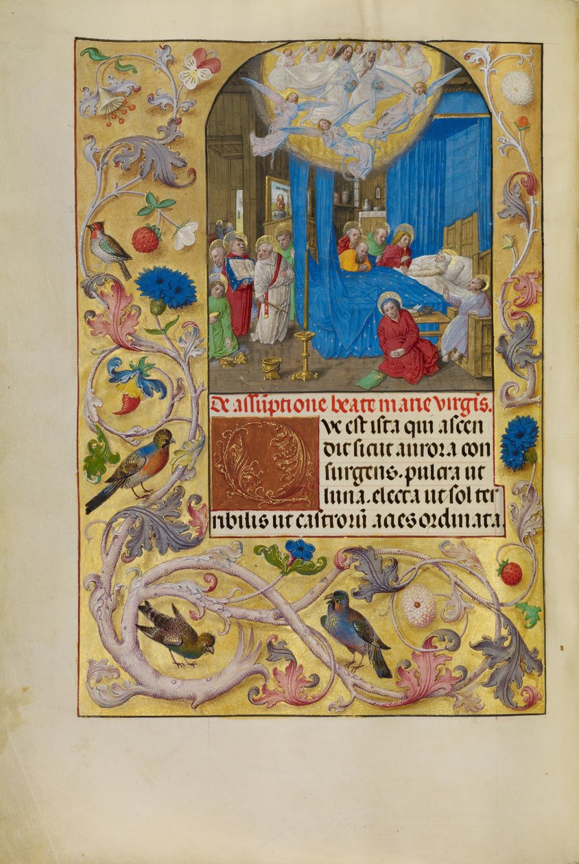Jomfruens død af Master of the Lübeck Bible