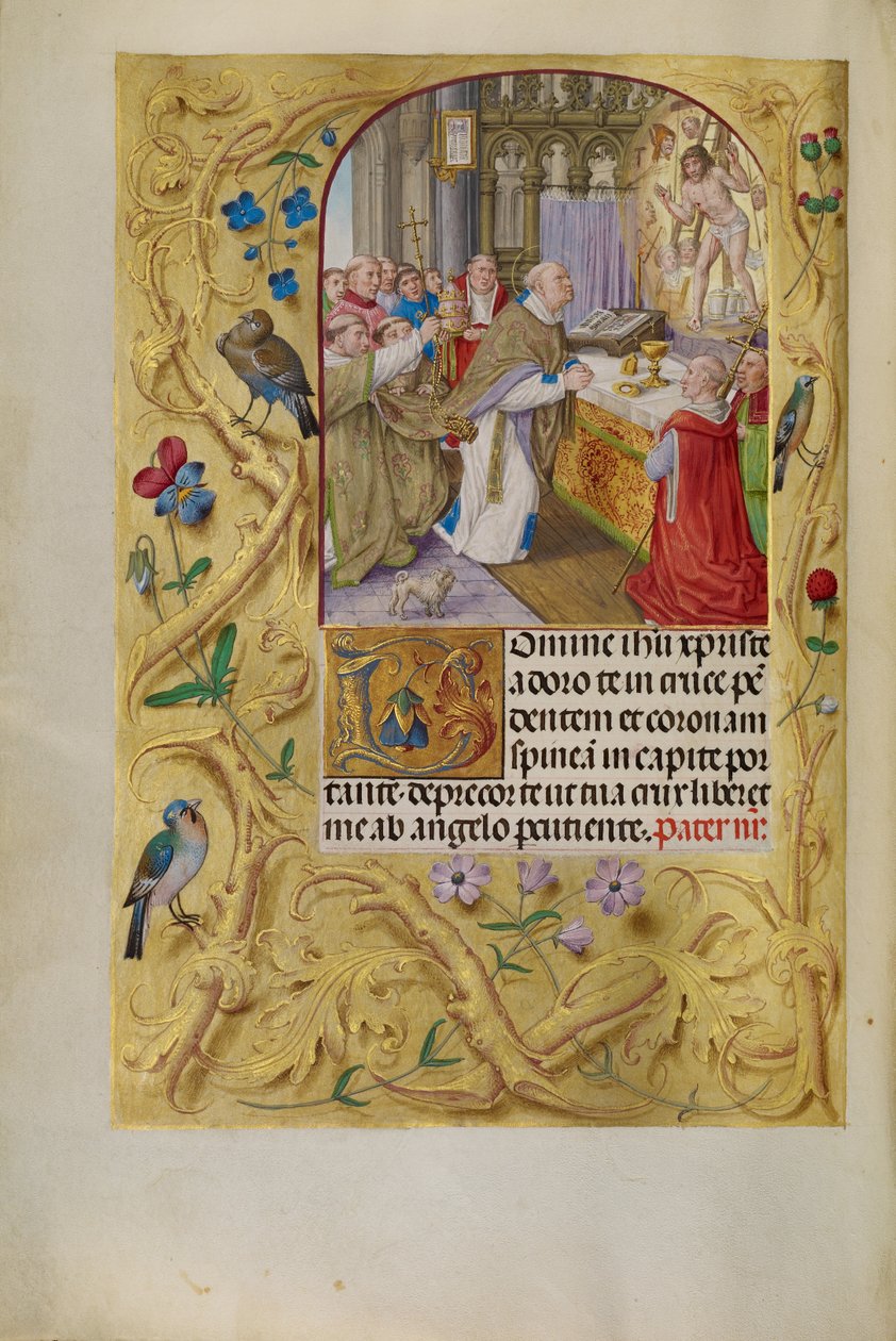 Messen for Sankt Gregorius af Master of the Lübeck Bible