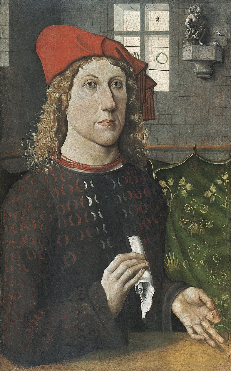 Portræt af en ung mand af Master of the Lüneburg Last Judgement