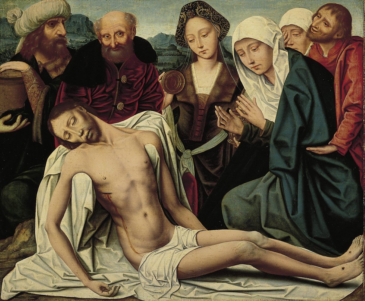 Klagesangen over den døde Kristus af Master of the Mansi Magdalen