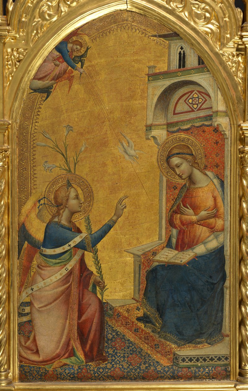 Bebudelse, ca. 1350-75 (tempera på panel) af Master of the Misericordia (attr.to)