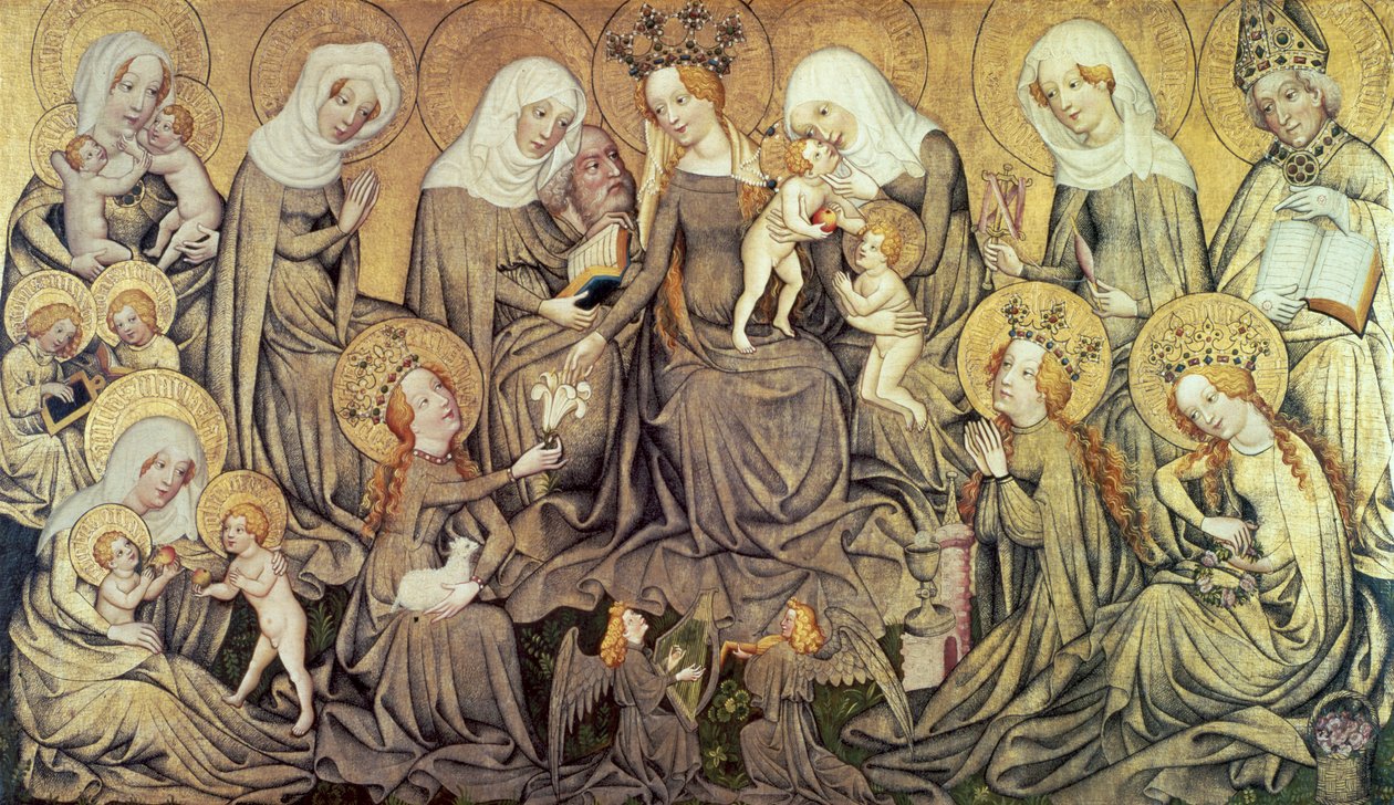 Midterpanel på Ortenberg-altertavlen, c1410-1420 af Master of the Ortenberg Altar