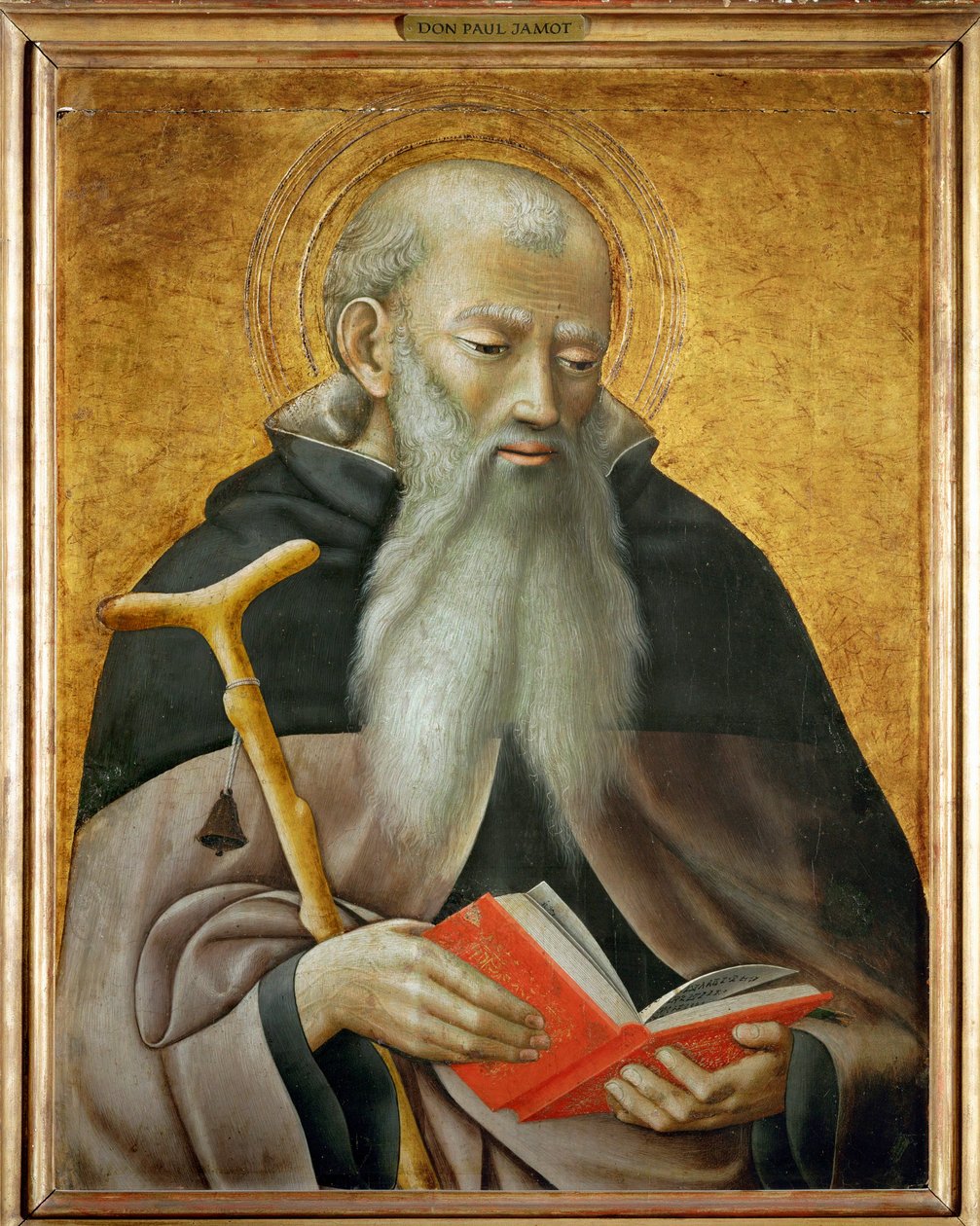 Sankt Antonius abbed ... af Master of the Osservanza