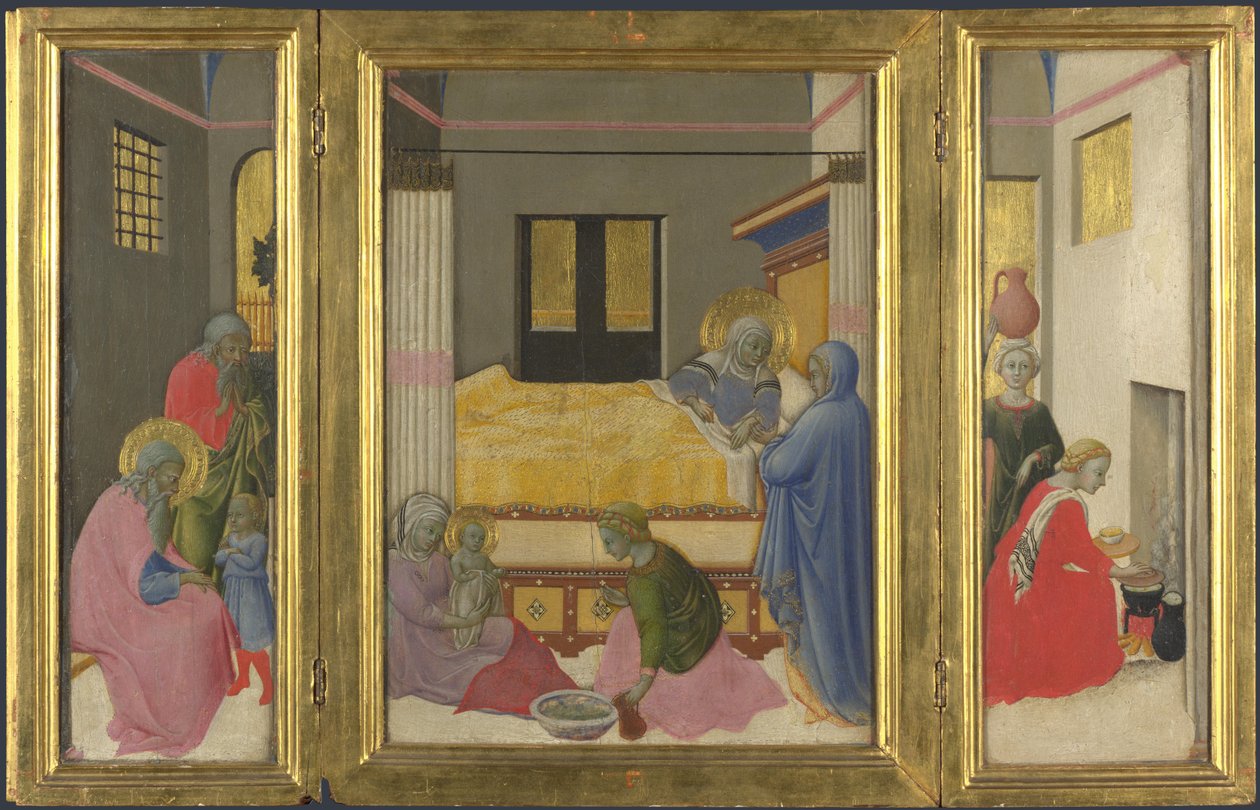 Jomfruens fødsel, ca. 1440 af Master of the Osservanza