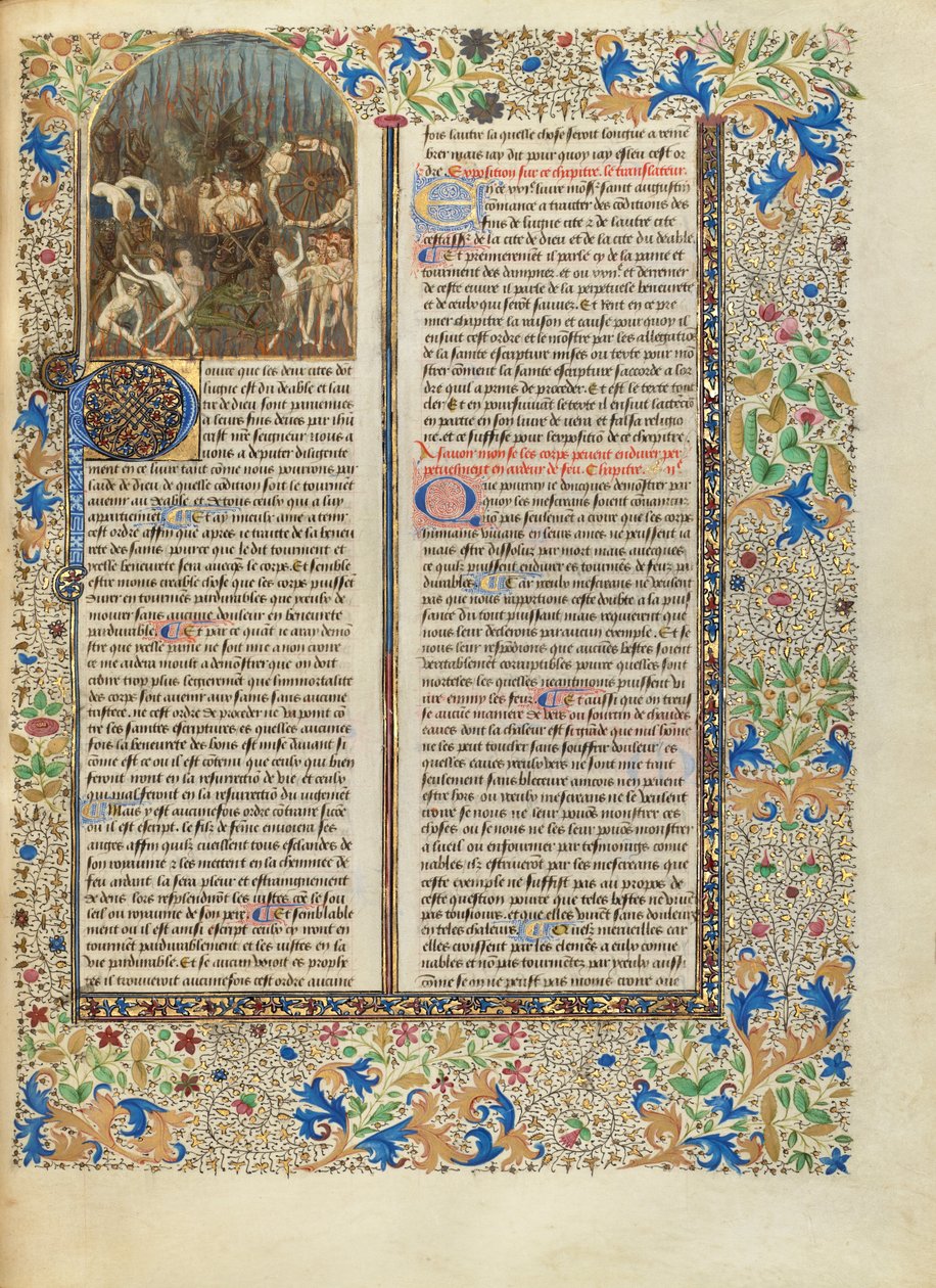 Helvedes pinsler af Master of the Oxford Hours