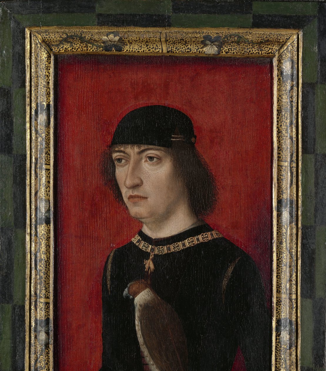Portræt af Engelbert II, greve af Nassau Portræt af Engelbert II, greve af Nassau, herre af Breda. Regent over hele Holland i Philips the Fairs navn af Master of the Portraits of Princes
