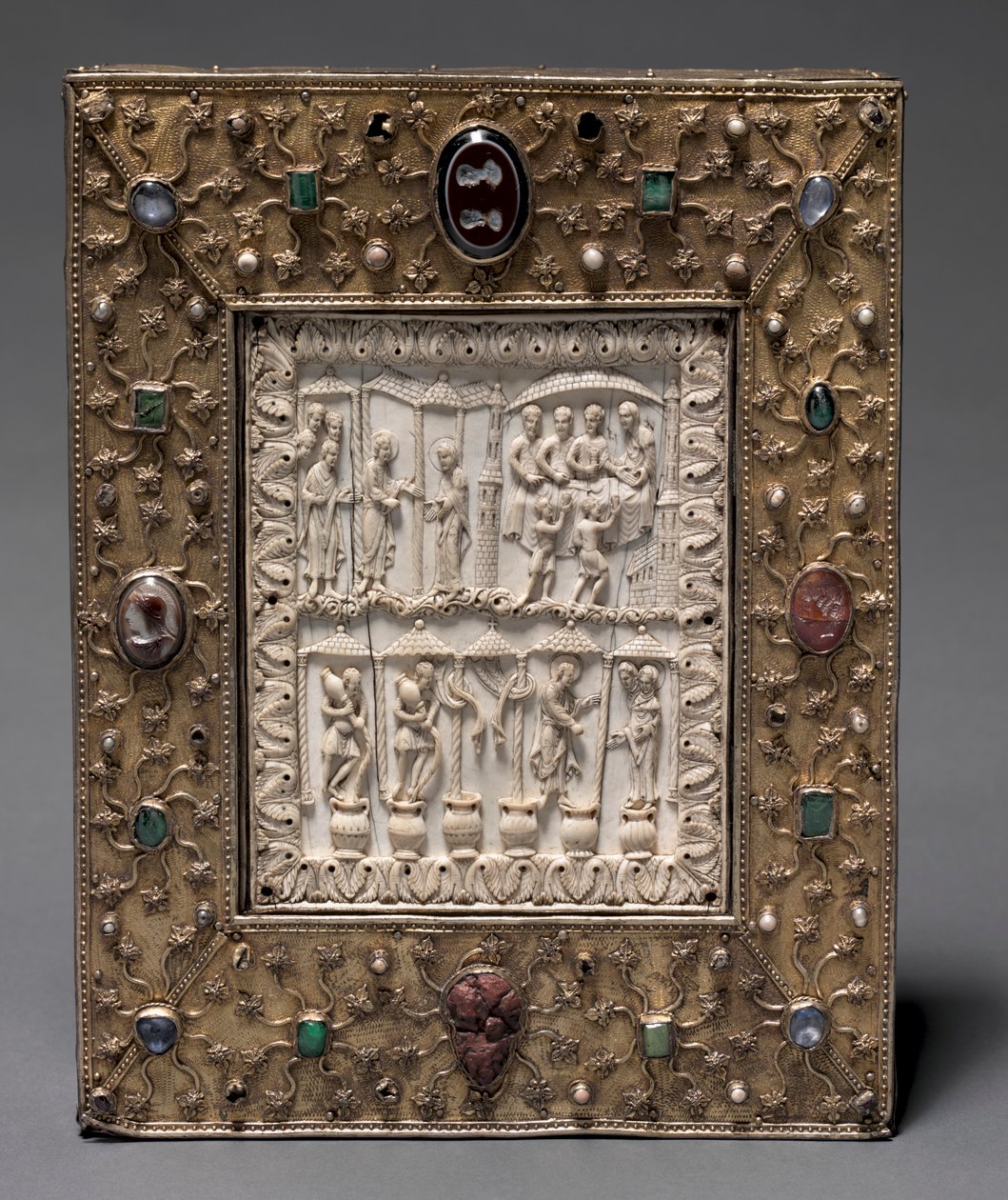 Bogformet relikvieskrin, ca. 1000. af Master of the Registrum Gregorii