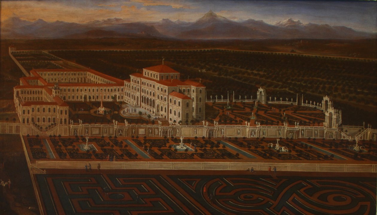 Venaria Reales palads og haver af Master of the Residenze Sabaude