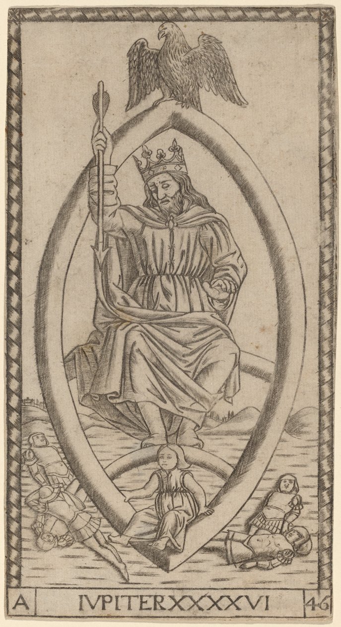 Jupiter (Jupiter) af Master of the S Series Tarocchi
