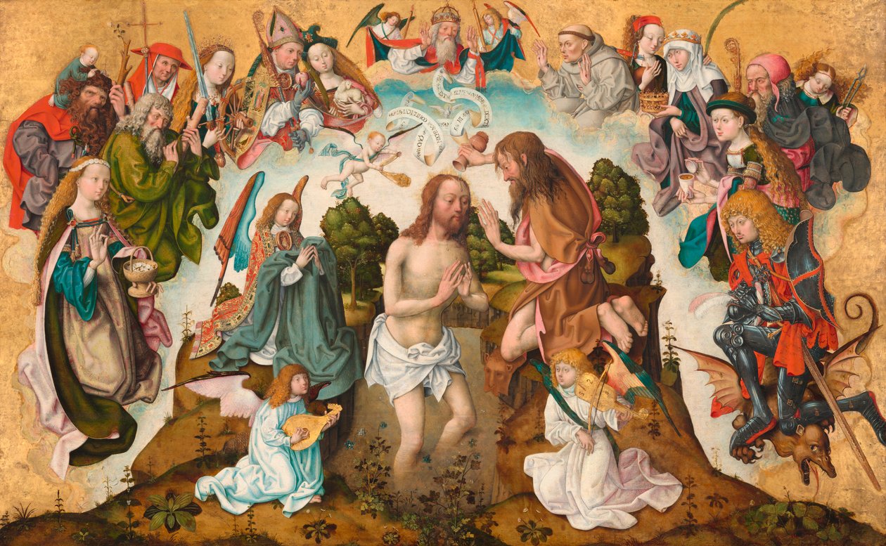 Kristi dåb af Master of the Saint Bartholomew Altarpiece