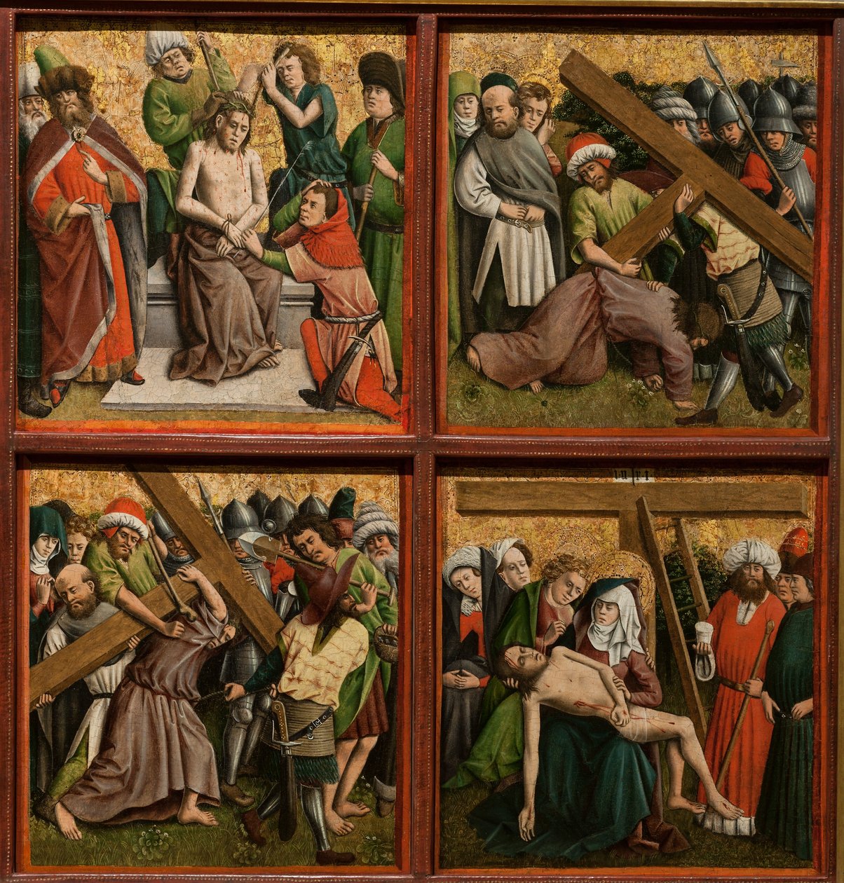Altertavle med The Passion of Christ, ca. 1440