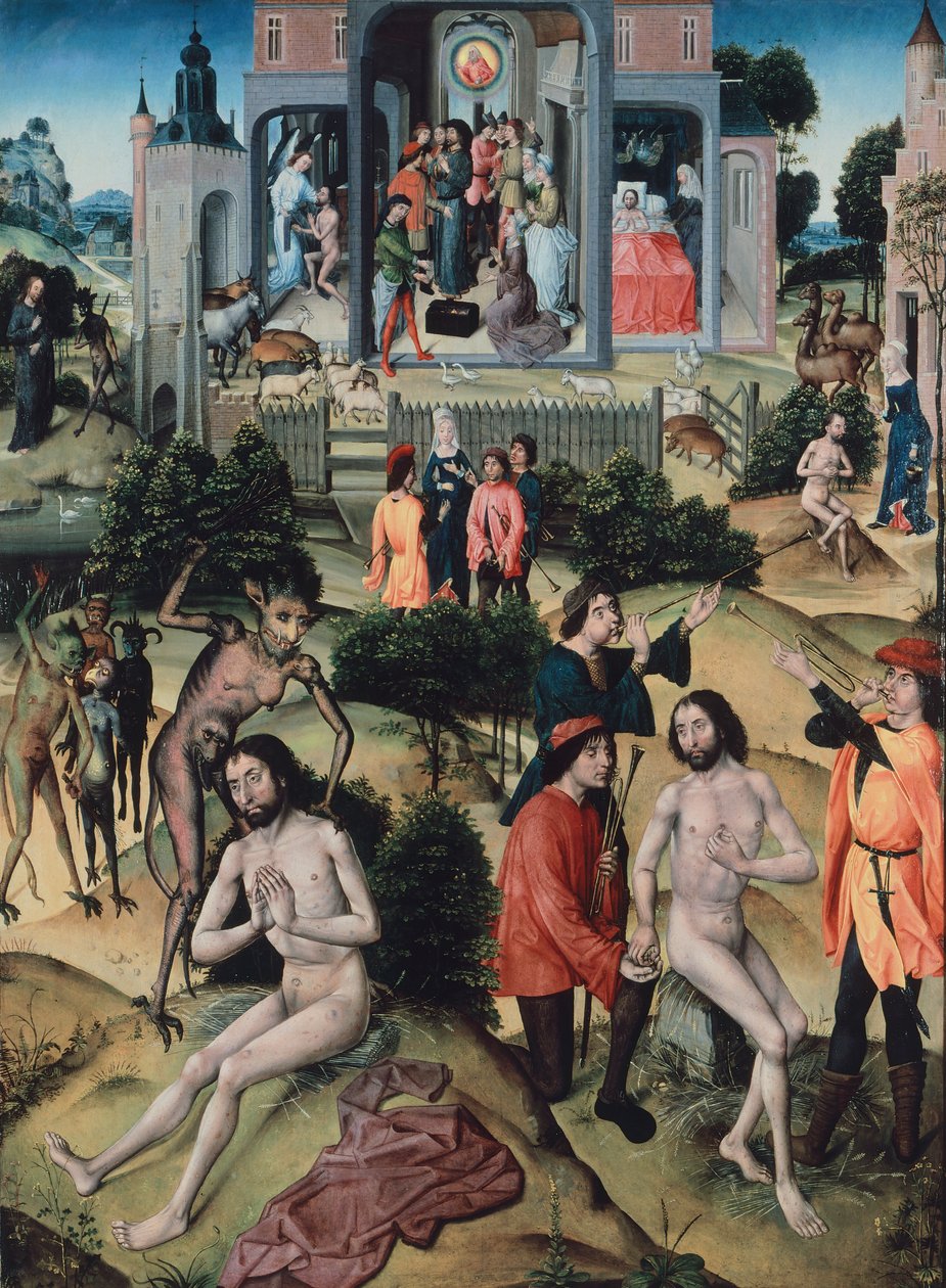 Scener fra Jobs liv af Master of the St. Barbara Legend