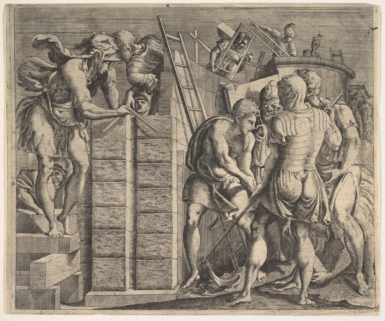 Cadmus Founding Theben, ca. 1543-44. af Master of the Story of Cadmus