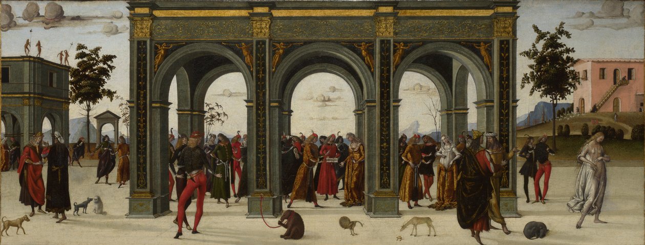 Historien om Griselda. Del II: Eksil, ca. 1490-1495 af Master of the Story of Griselda