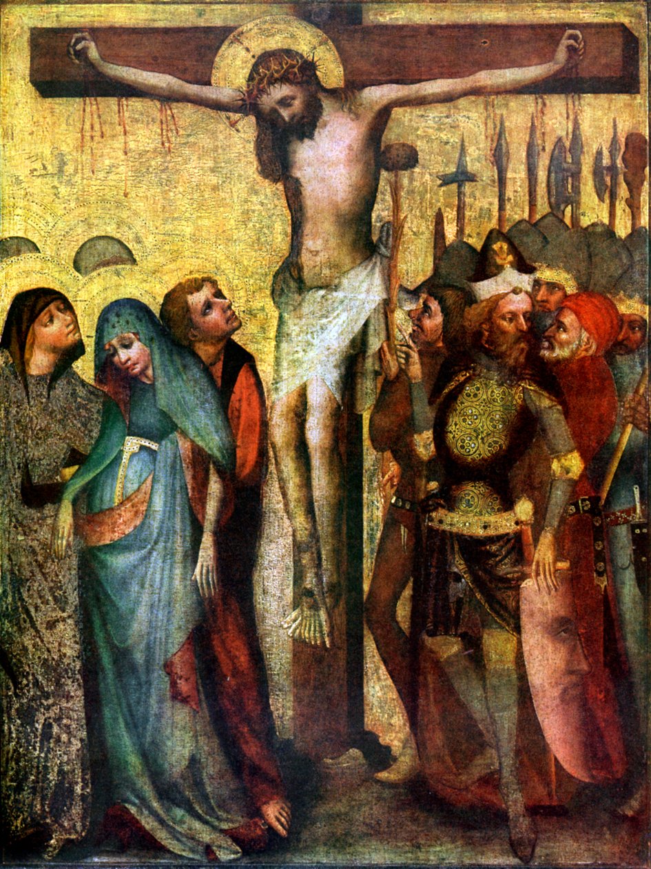 Korsfæstelse, før 1400 1955 af Master of the Trebon Altarpiece