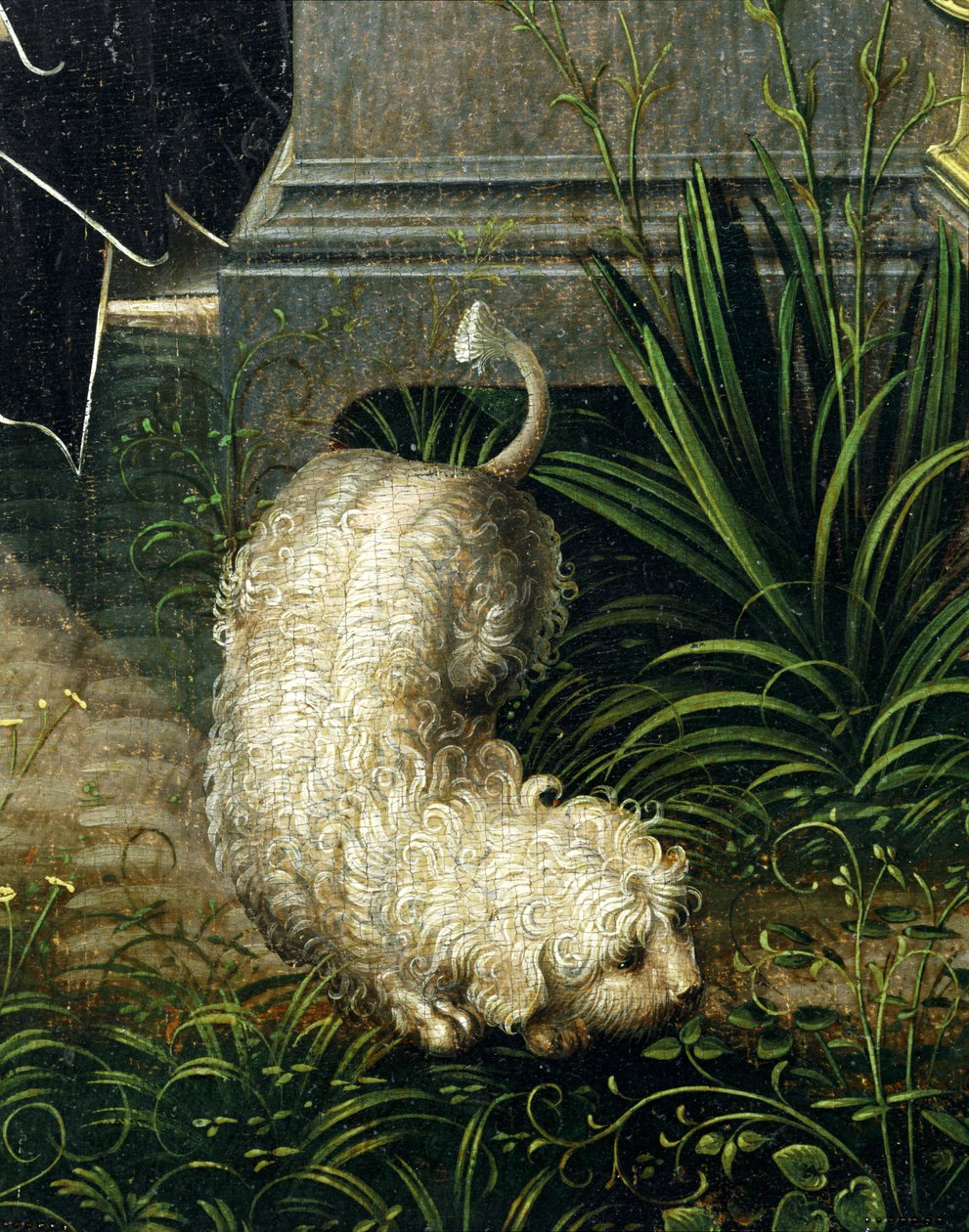 Den hellige Gerys prædiken, "den pastorale prædiken" ... af Master of the View of Saint Gudula