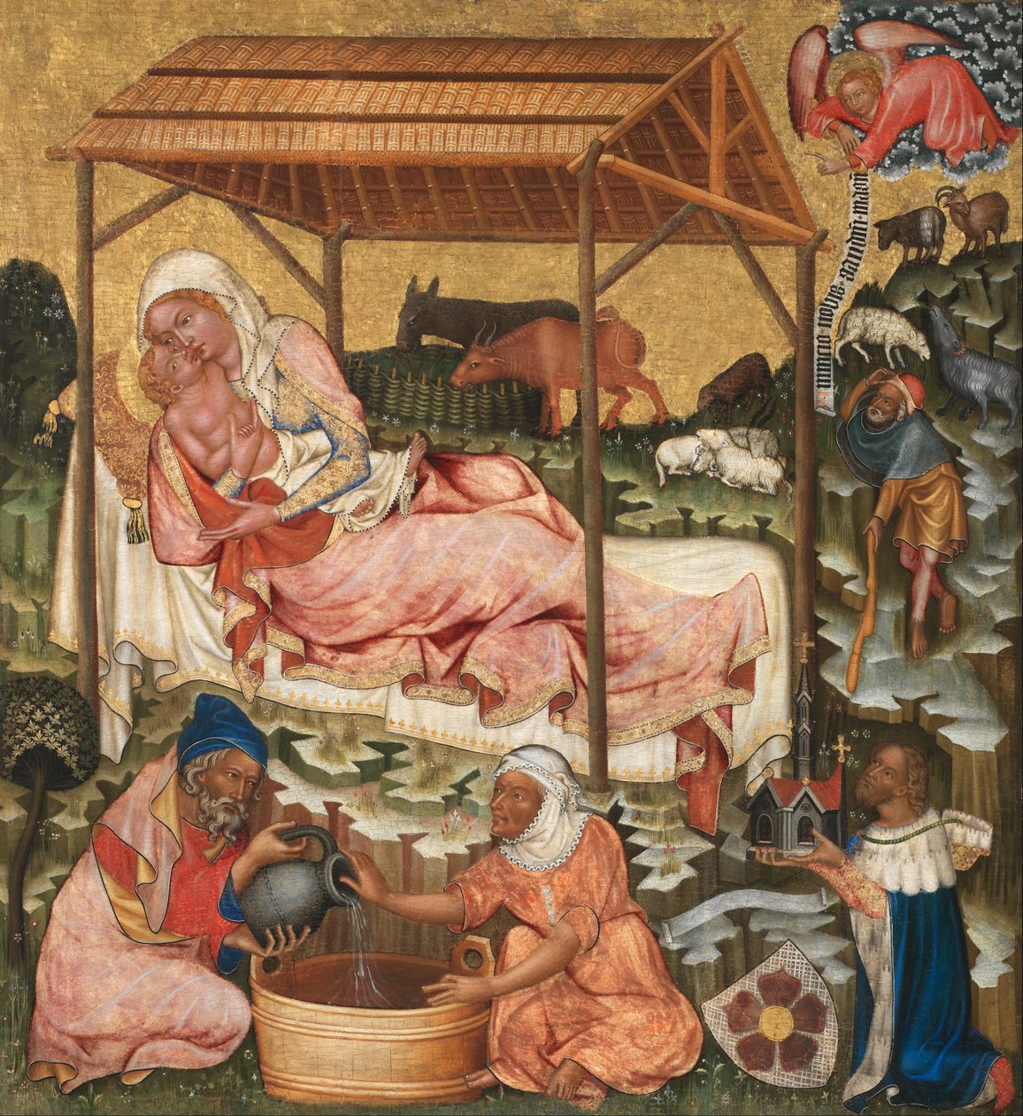Fødsel af Master of the Vyšší Brod Altarpiece