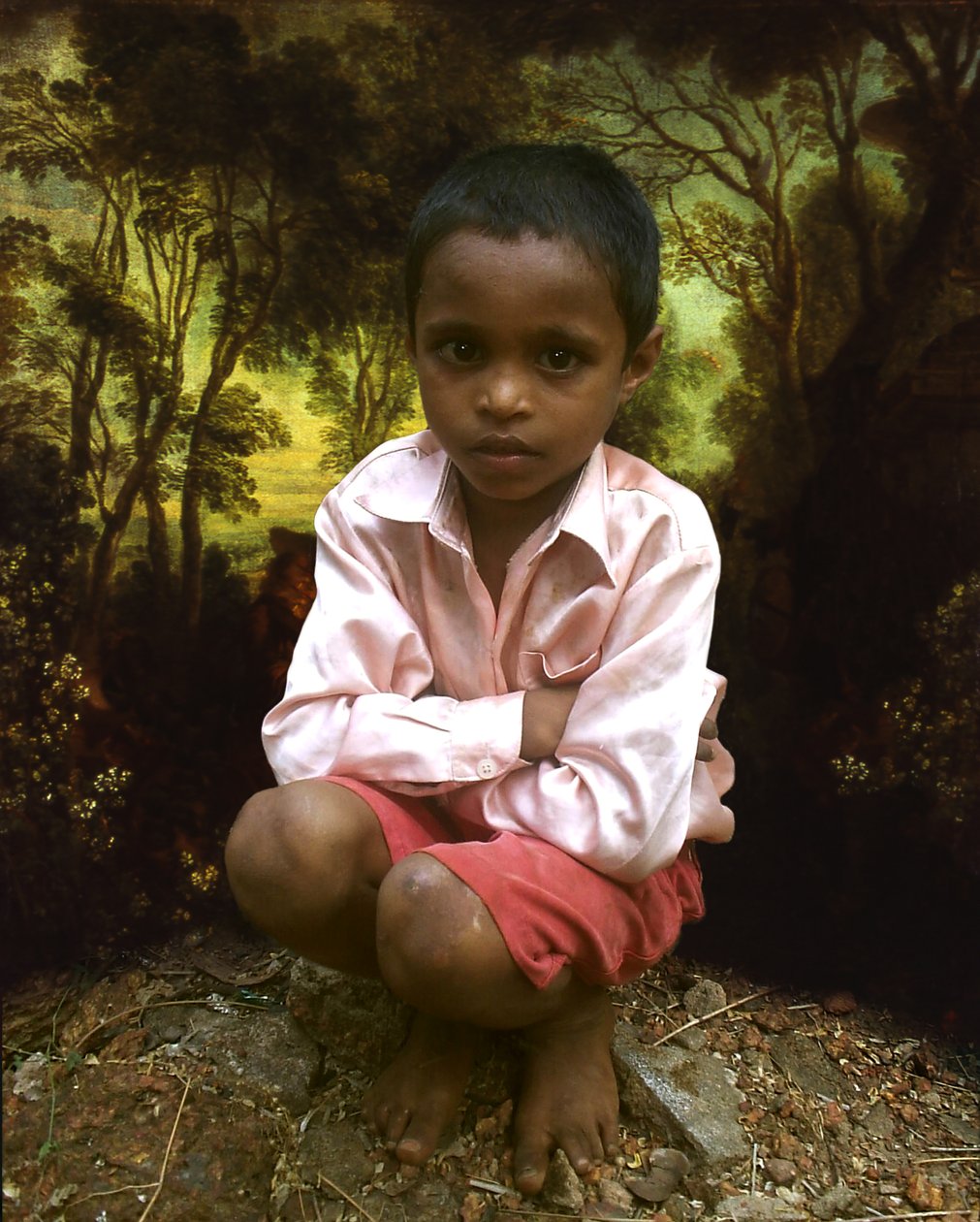 Idle Young 1, 2005 (C-type fotografisk print) af Mat Collishaw