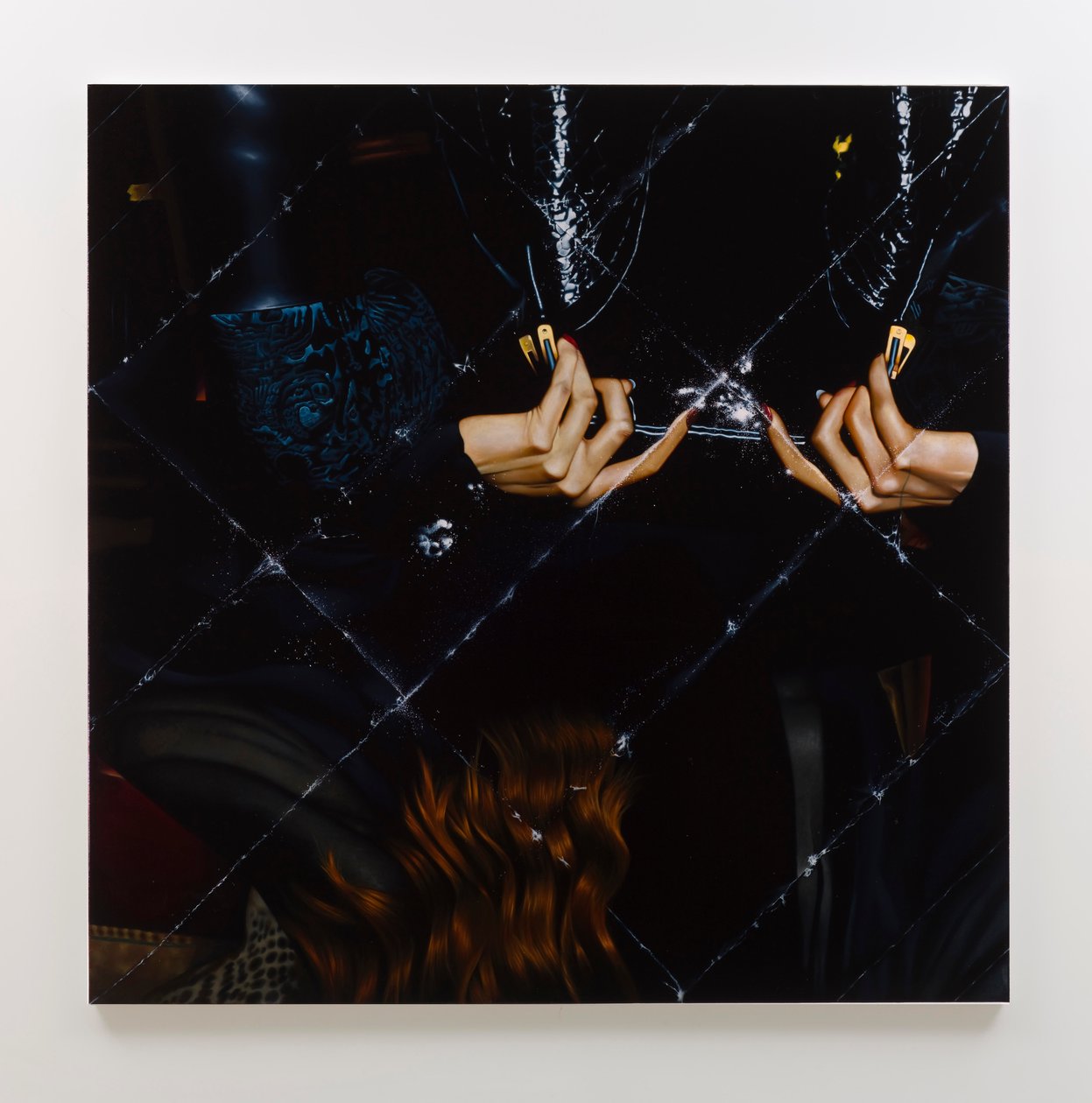 Idol Hour, 2013 (olie på lærred) af Mat Collishaw