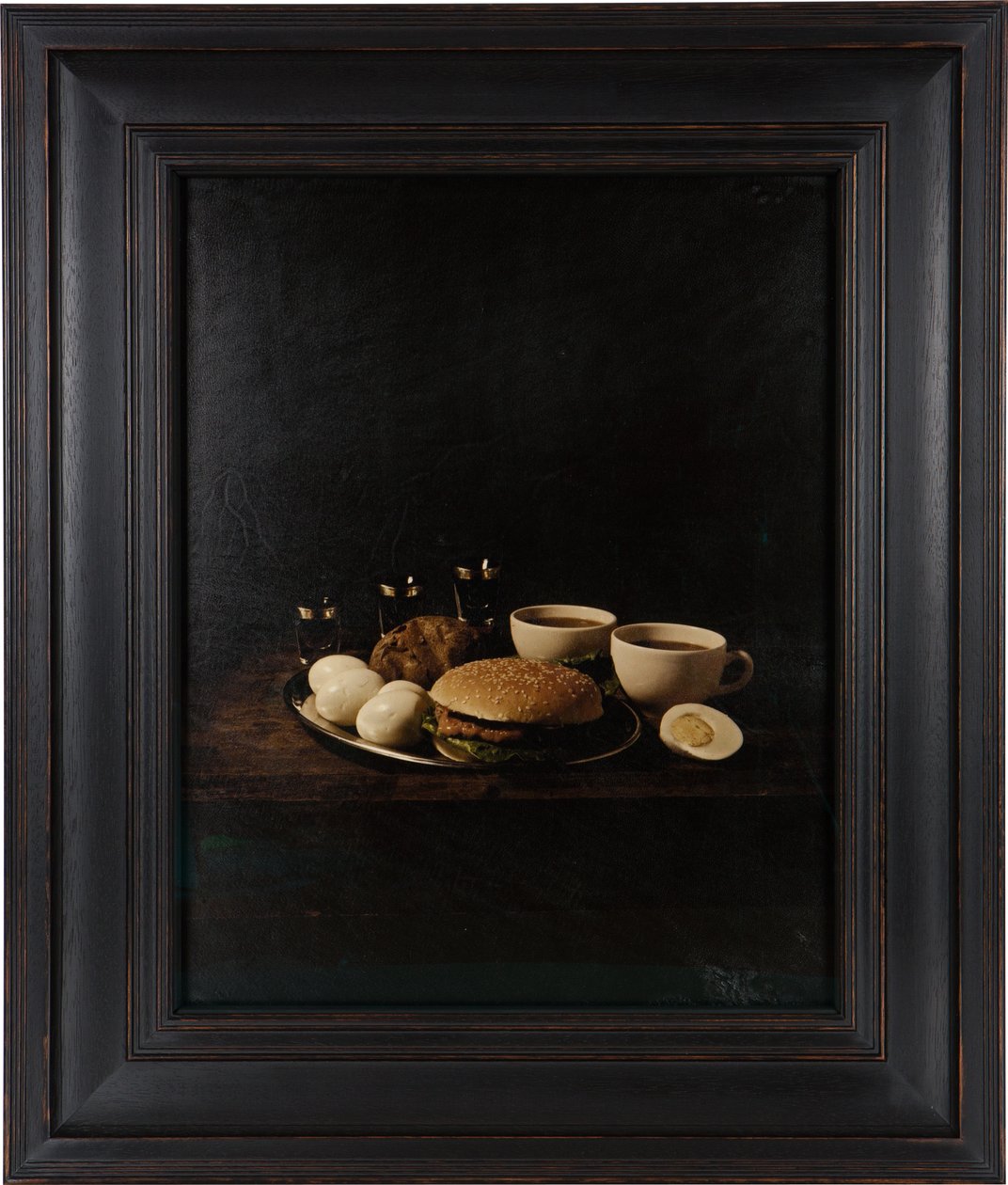 Last Meal on Death Row, Gary Gilmore, 2012 (digitalt transfertryk på gedeskindspergament) af Mat Collishaw