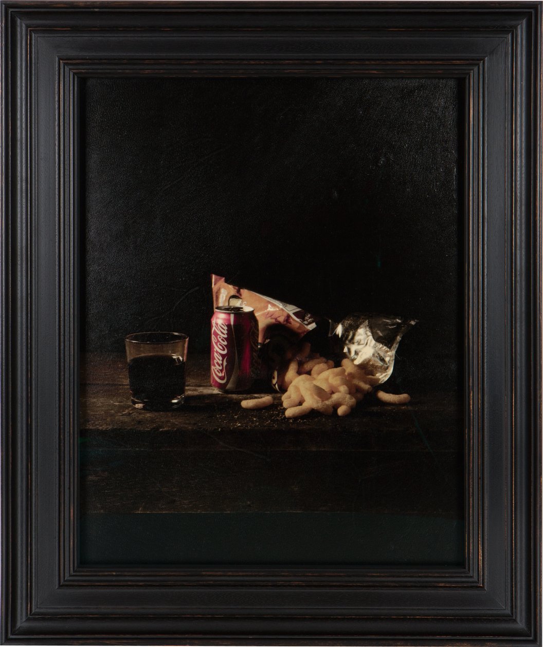 Last Meal on Death Row, Louis Jones Junior, 2012 (digitalt transfertryk på gedeskindspergament) af Mat Collishaw