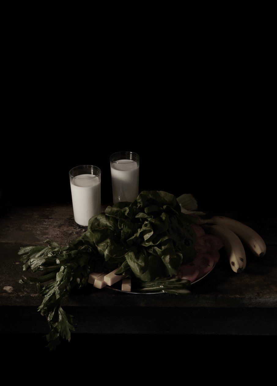 Sidste måltid på dødsgangen, Texas; Frank McFarland, 2011 (C-type fotografi) af Mat Collishaw