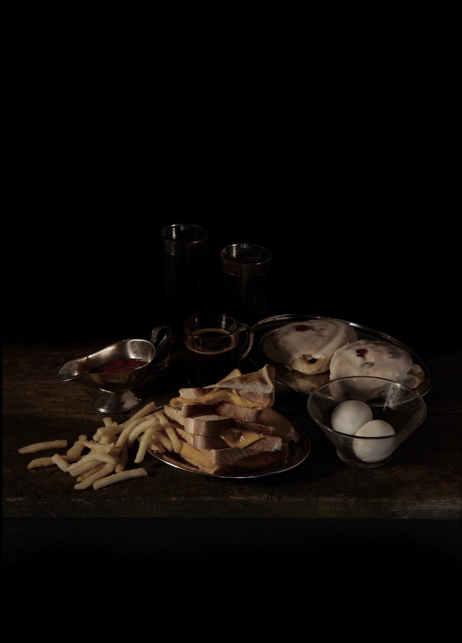 Sidste måltid på dødsgangen, Texas; Gary Miller, 2011 (C-type fotografi) af Mat Collishaw
