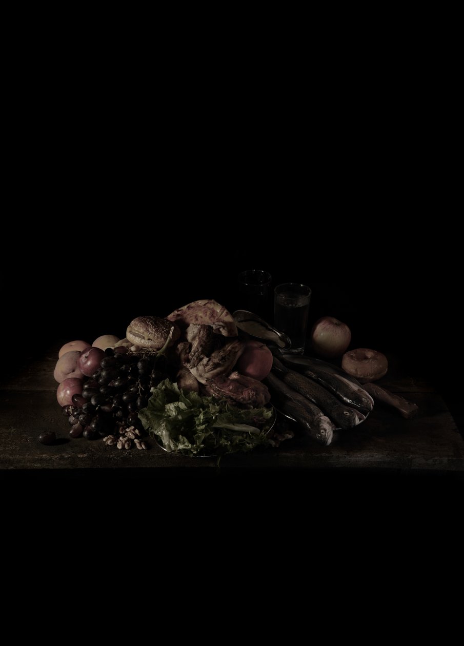 Sidste måltid på dødsgangen, Texas; Juan Soria, 2011 (C-type fotografi) af Mat Collishaw