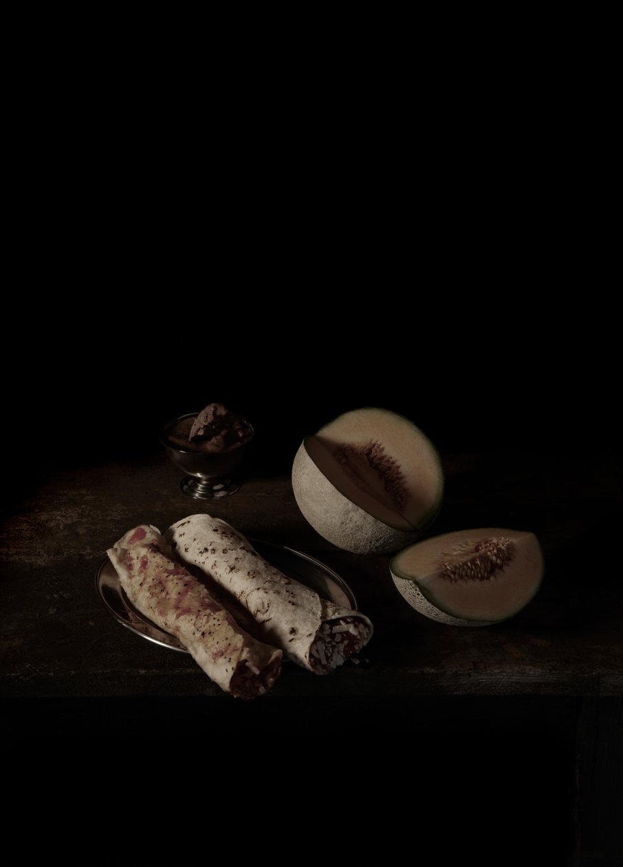 Sidste måltid på dødsgangen, Texas; Paul Nuncio, 2011 (C-type fotografi) af Mat Collishaw