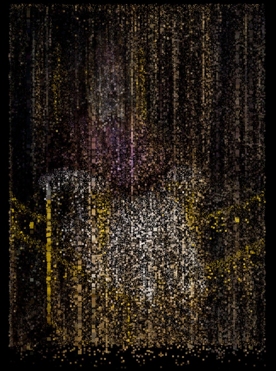 The End of Innocence, 2009 (lærred, projektor og harddisk) af Mat Collishaw