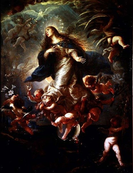 Immaculate Conception (olie på lærred) af Mateo Cerezo