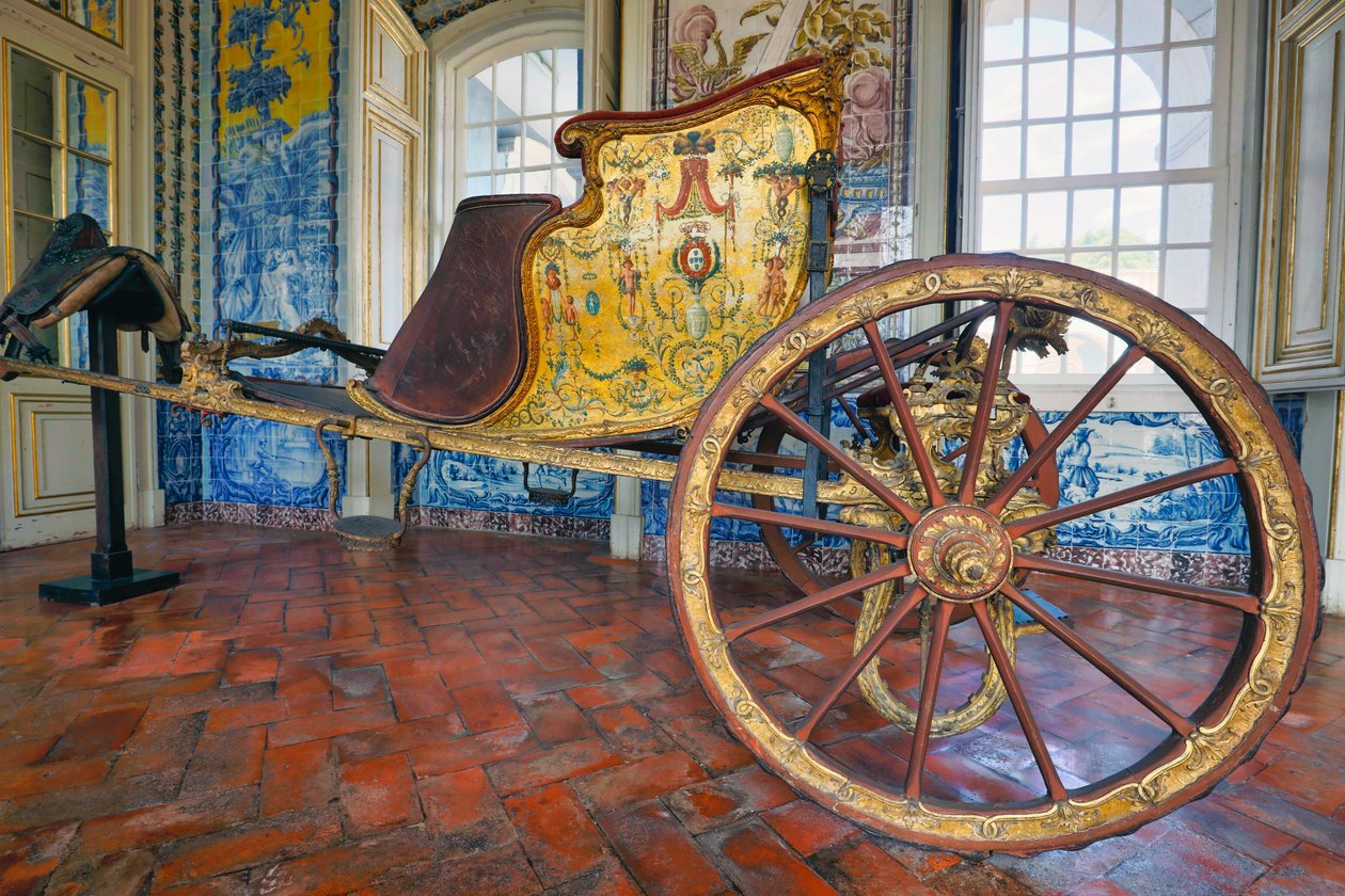 Queluz Palace, Queluz, Portugal. Dekoreret vogn., 2020 (foto) af Mateus Vicente de Oliveira