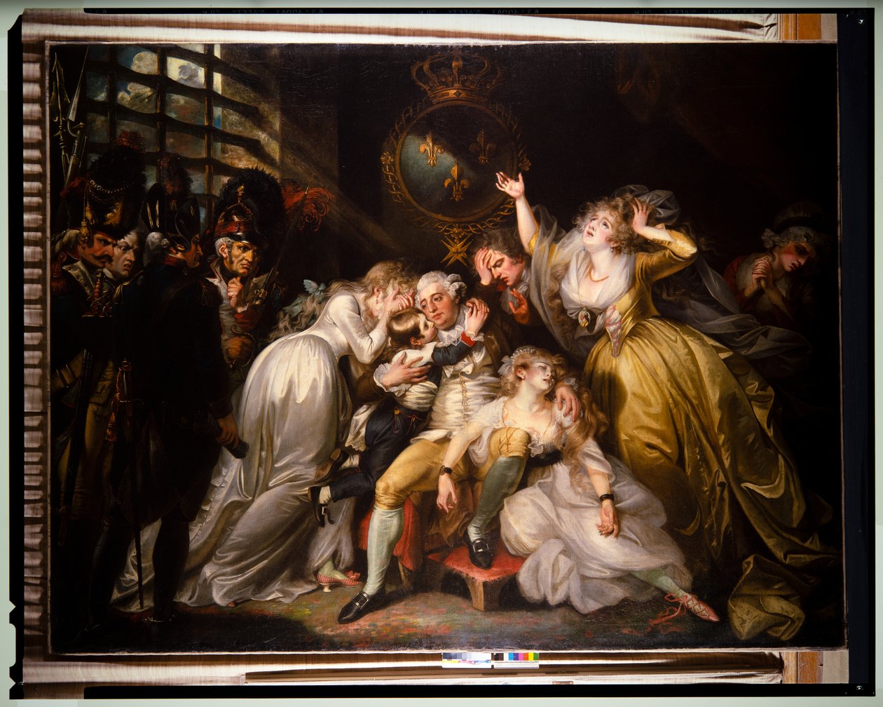 Kong Ludvig XVI af Frankrig (lærred) af Mather Brown