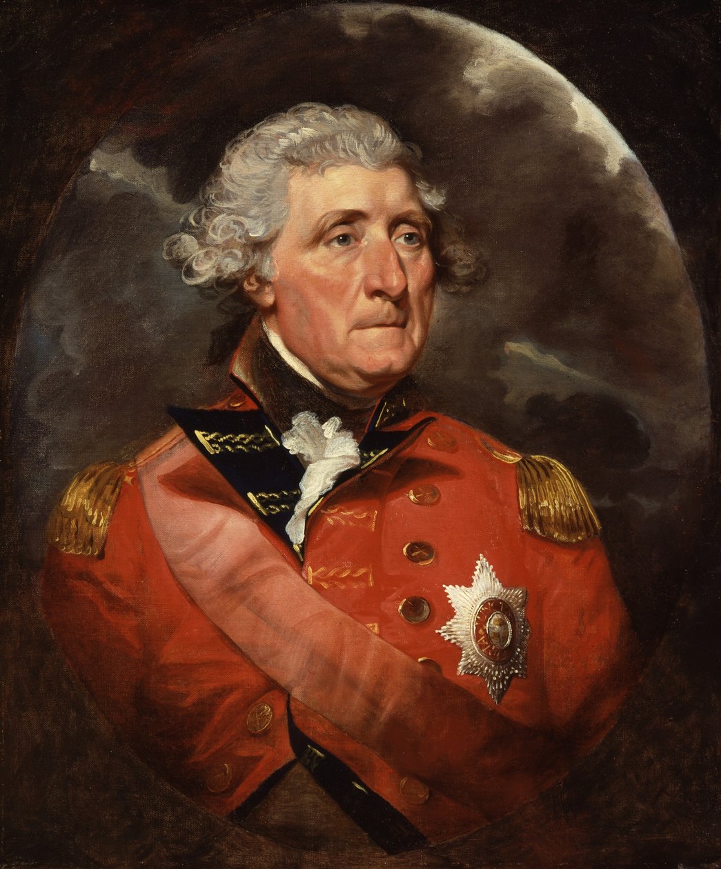 Sir George Augustus Elliott, baron Heathfield af Mather Brown