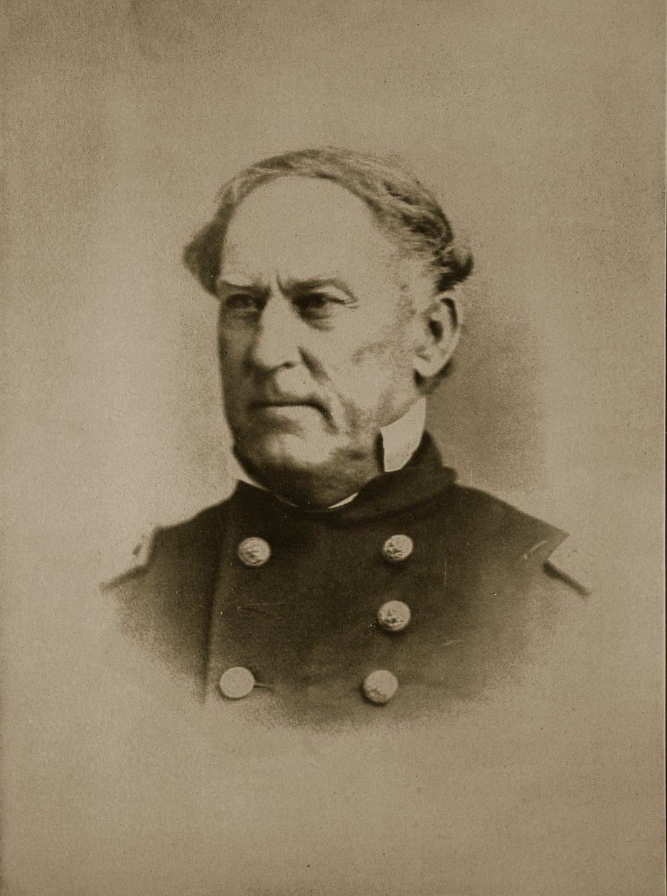Admiral David G. Farragut, 1861-65 af Mathew B. Brady