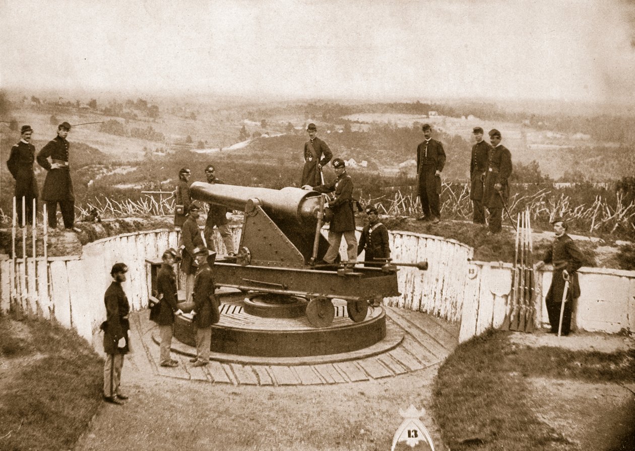 Washingtons forsvar, Fort Totten, 1861-65 af Mathew B. Brady