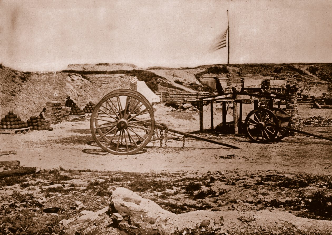 Fort Johnson, Charleston, South Carolina, 1861-65 af Mathew B. Brady